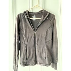 Danskin black lightweight hoodie sweatshirt S